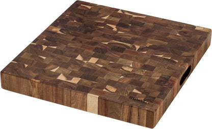 17 x 16 x 2 inch thick End-Grain French Oak Butcher Block Solid Wood Large Cutting Board - RVA2445OAK