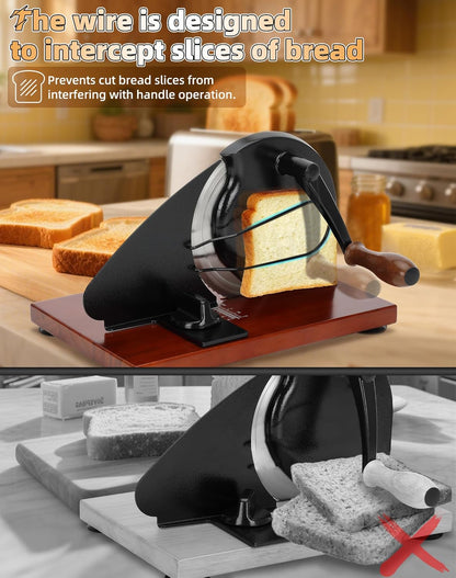 Manual Bread Slicer for Homemade Sourdough Bread