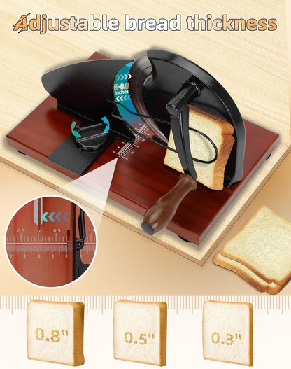 Manual Bread Slicer for Homemade Sourdough Bread