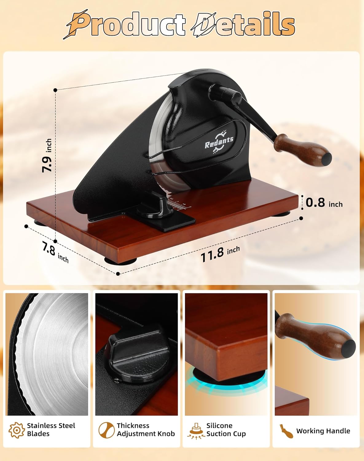 Manual Bread Slicer for Homemade Sourdough Bread