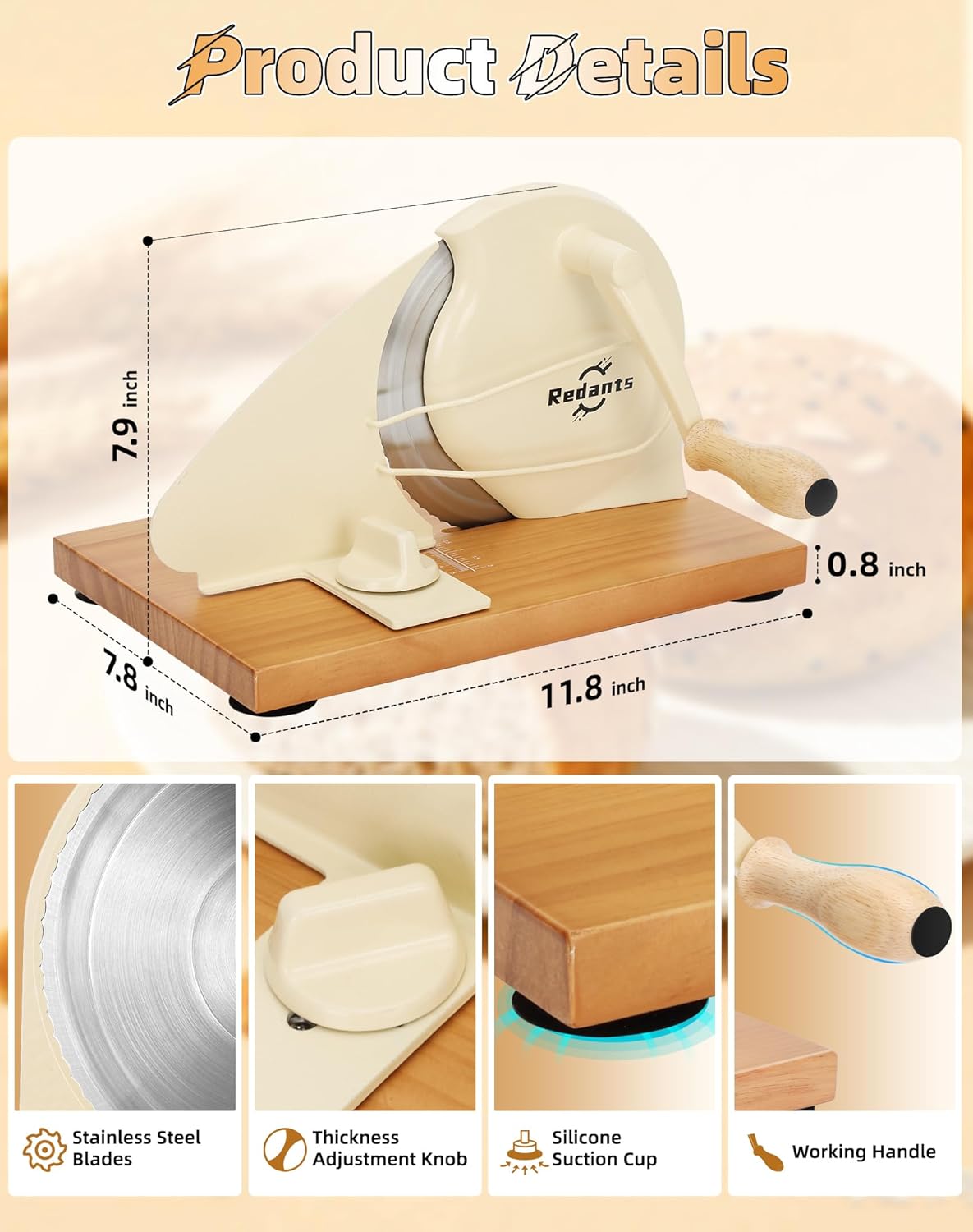 Manual Bread Slicer for Homemade Sourdough Bread