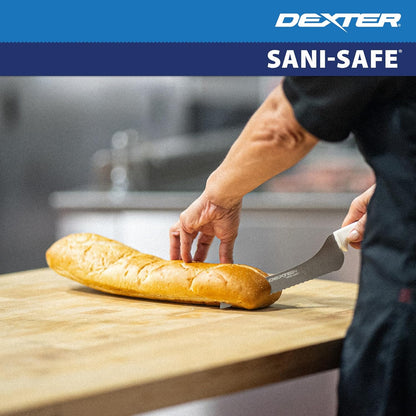 9” Scalloped Offset Sandwich Knife – High-Carbon Stainless Steel Blade, Slip-Resistant Handle, NSF Certified – Ideal for Bread, Subs, and Sandwich Prep – Made in the USA
