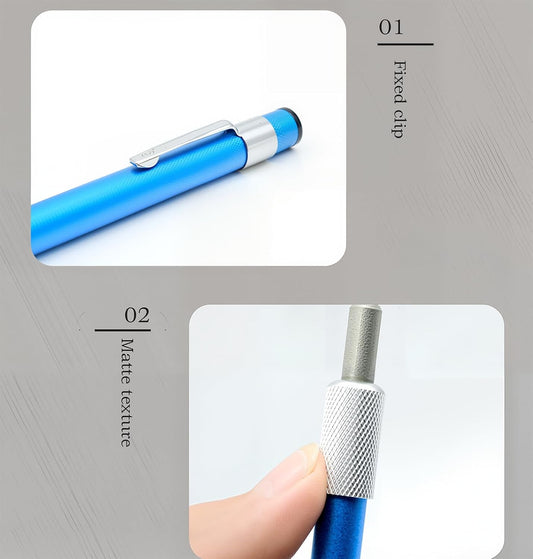 Serrated Knife Sharpener - Retractable Diamond Pocket Sharpening Rod for Knife, Scissor and Fish Hook - Mini Portable Blade Sharpener Tool for Kitchen, Outdoor, Hunting and Fishing