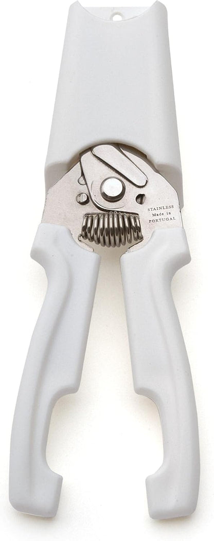 Spring Assisted Stainless Steel Kitchen Shears with Holder - Perfect Kitchen Scissors For Herbs, Floral Trimming, Crafting and Kitchen Use - Made In Portgual - Ideal Gift For Chef Or Butcher