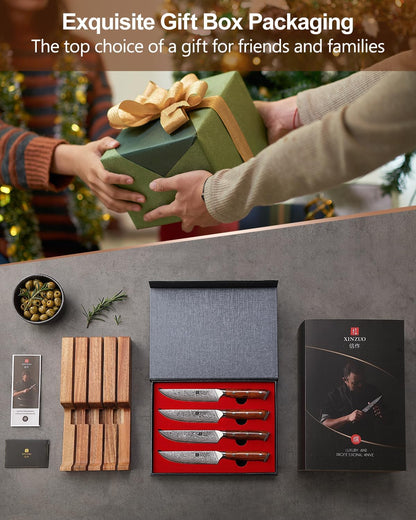 10 Inch Damascus Chef Knife Kitchen Knife Sharp Gyuto Knife Stainless Steel Fashion Professional Chef's Knife with Rosewood Handle