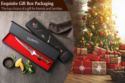 10 Inch Damascus Chef Knife Kitchen Knife Sharp Gyuto Knife Stainless Steel Fashion Professional Chef's Knife with Rosewood Handle