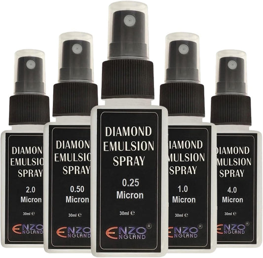 Poly Diamond Stropping Suspension Emulsion Spray Abrasive Lapping Fluid Premium Stropping Sharpening Razor Knife Blade (0.25 Micron)