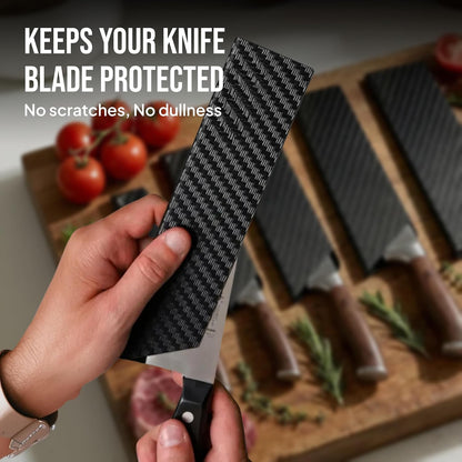 Premium Knife Sheaths for Kitchen Knives 4"-10" Sizes | Universal Knife Edge Guards Set - BPA-Free Knife Cover Guards | Non-toxic and Food Safe (5 Pcs)