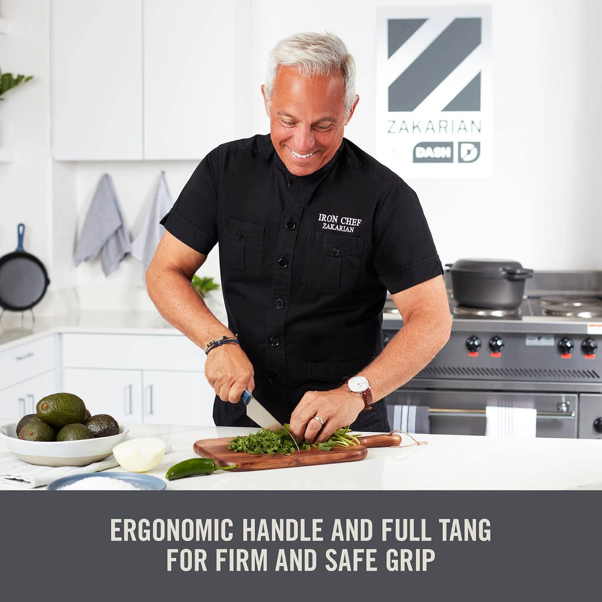 Zakarian 2 Piece Chef Grade German Steel Paring Knife Set with Smooth and Serrated Blades for Chopping, Dicing, Mincing, Slicing and More – Cranberry
