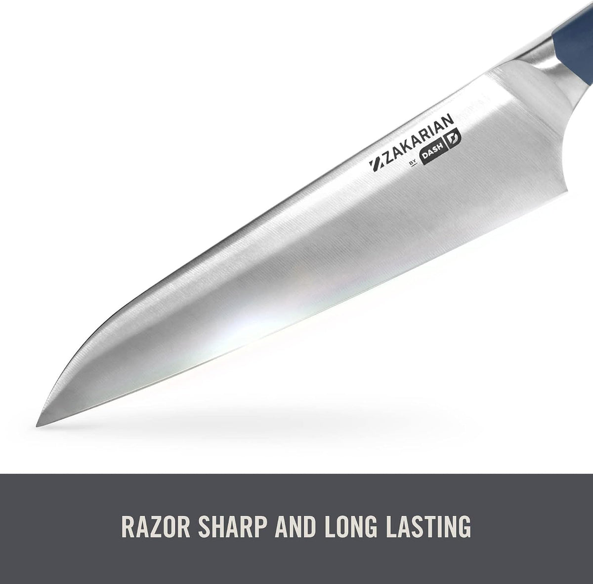 Zakarian 2 Piece Chef Grade German Steel Paring Knife Set with Smooth and Serrated Blades for Chopping, Dicing, Mincing, Slicing and More – Cranberry