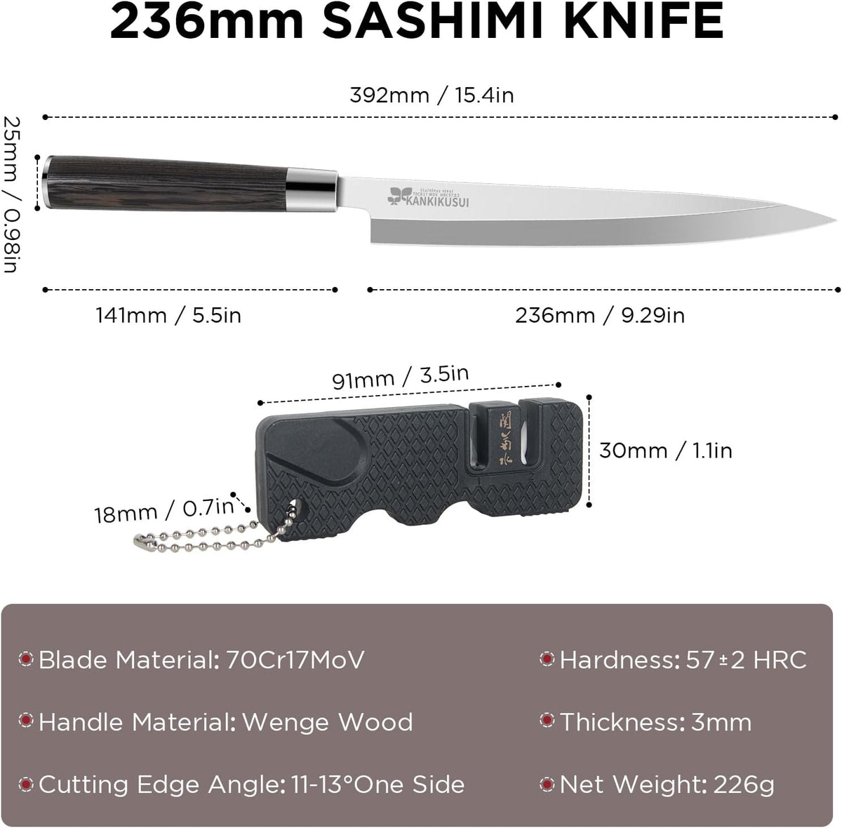 Paring Knife Damascus Forged, 3.9" Fruit Knife