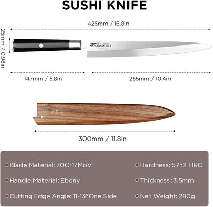 Paring Knife Damascus Forged, 3.9" Fruit Knife