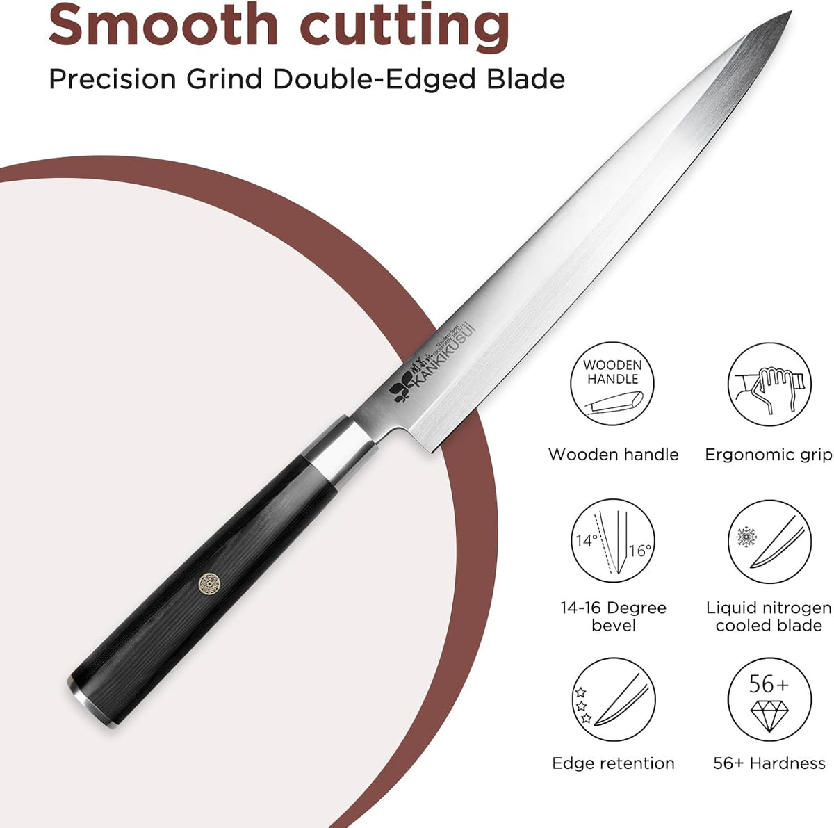 Paring Knife Damascus Forged, 3.9" Fruit Knife