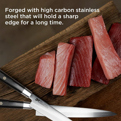 Paring Knife Damascus Forged, 3.9" Fruit Knife