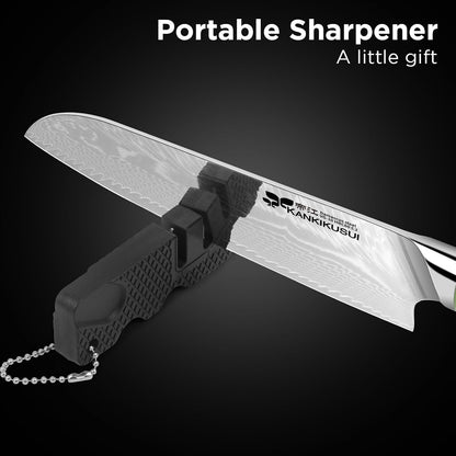 Paring Knife Damascus Forged, 3.9" Fruit Knife