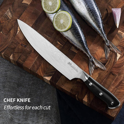 Paring Knife Damascus Forged, 3.9" Fruit Knife