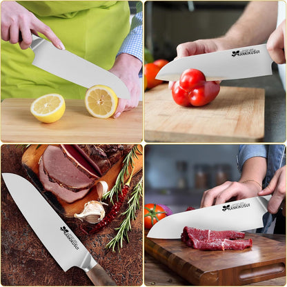 Paring Knife Damascus Forged, 3.9" Fruit Knife