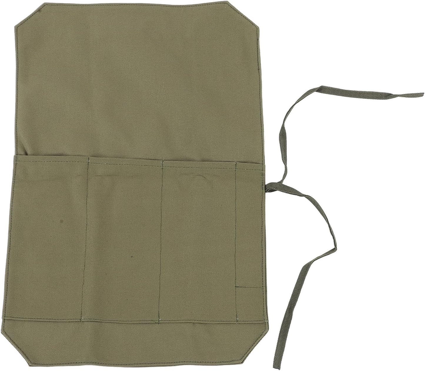 4 Slot Heavy Duty Knife Roll Bag, Portable and Durable 16A Canvas Knife for Chefs, Cooks and Culinary Students (Black)