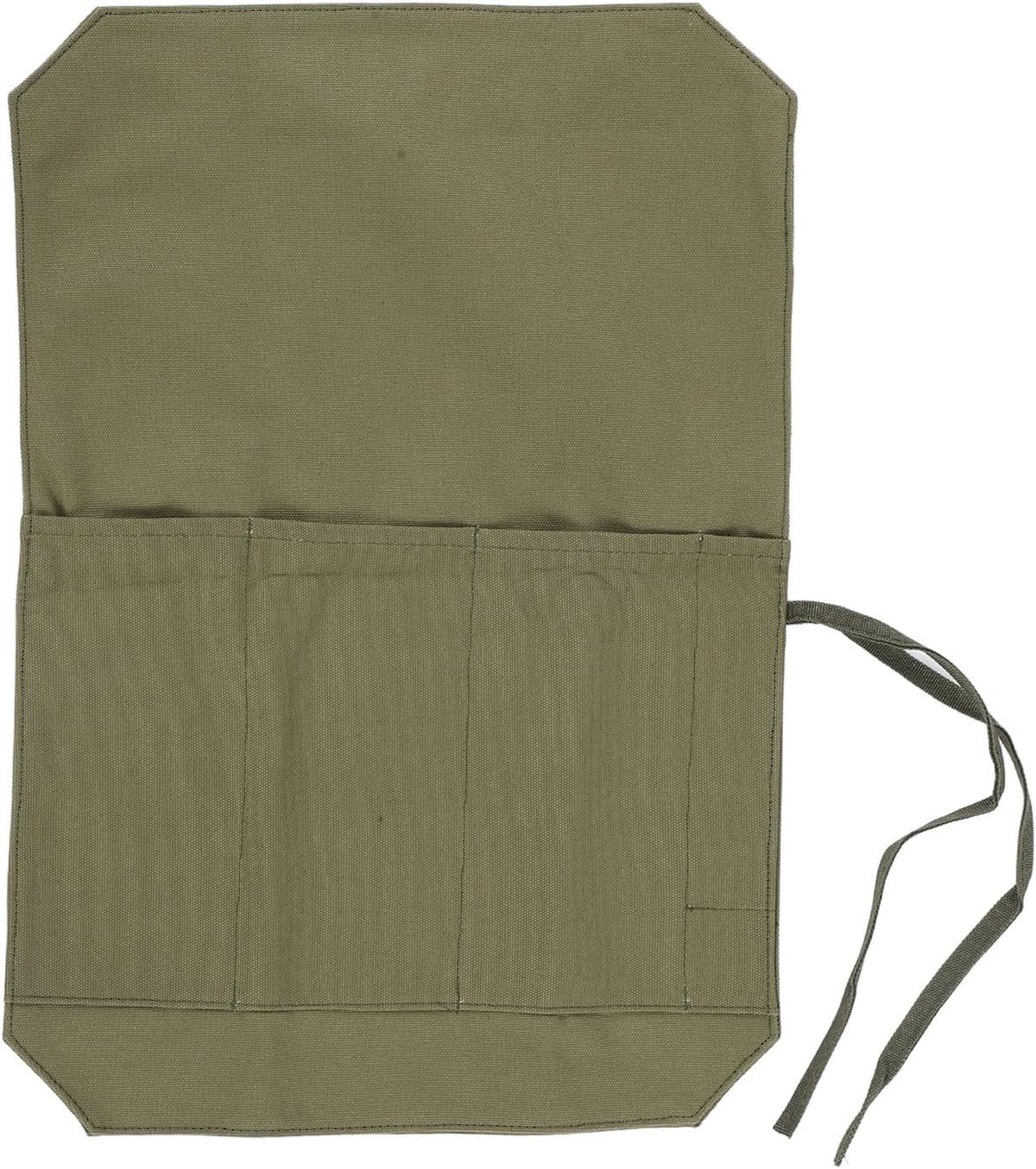 4 Slot Heavy Duty Knife Roll Bag, Portable and Durable 16A Canvas Knife for Chefs, Cooks and Culinary Students (Black)