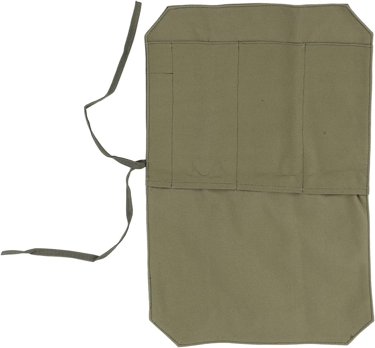 4 Slot Heavy Duty Knife Roll Bag, Portable and Durable 16A Canvas Knife for Chefs, Cooks and Culinary Students (Black)