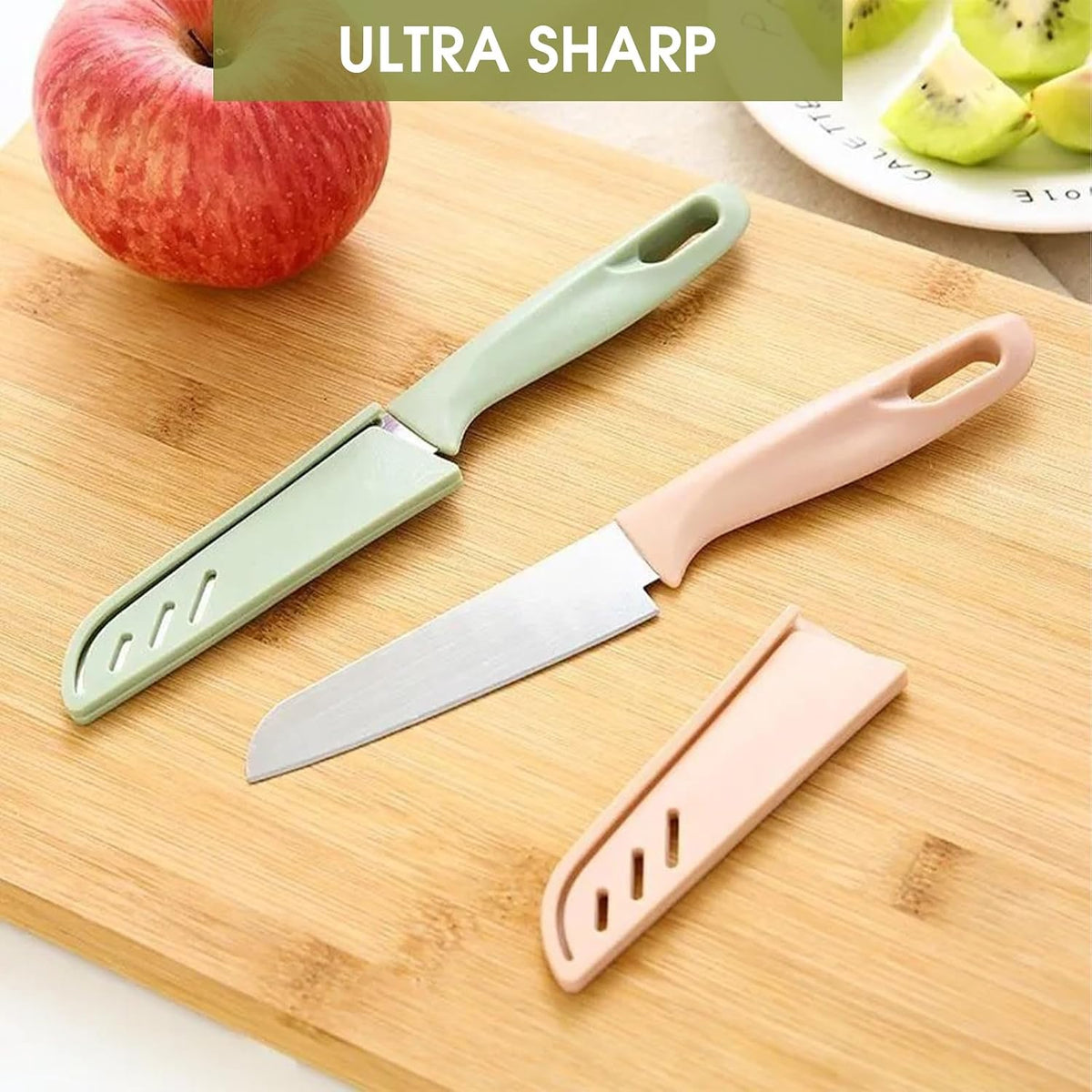 Paring knife 10 Set pieces Paring Knives Ultra Sharp Vegetable and Fruit Knife with Sheath Cover,Rust Proof Stain Resistant German Steel Small Kitchen Knife 10PCS Peeling Knives and 10PCS Knife Sheath