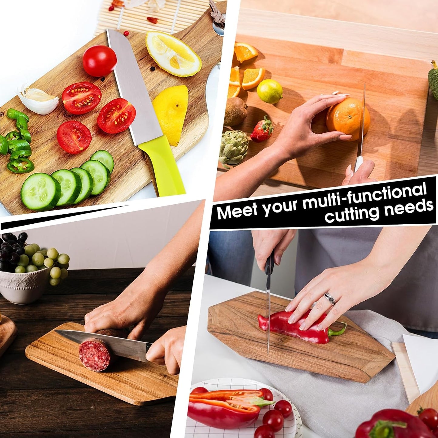 Paring knife 10 Set pieces Paring Knives Ultra Sharp Vegetable and Fruit Knife with Sheath Cover,Rust Proof Stain Resistant German Steel Small Kitchen Knife 10PCS Peeling Knives and 10PCS Knife Sheath