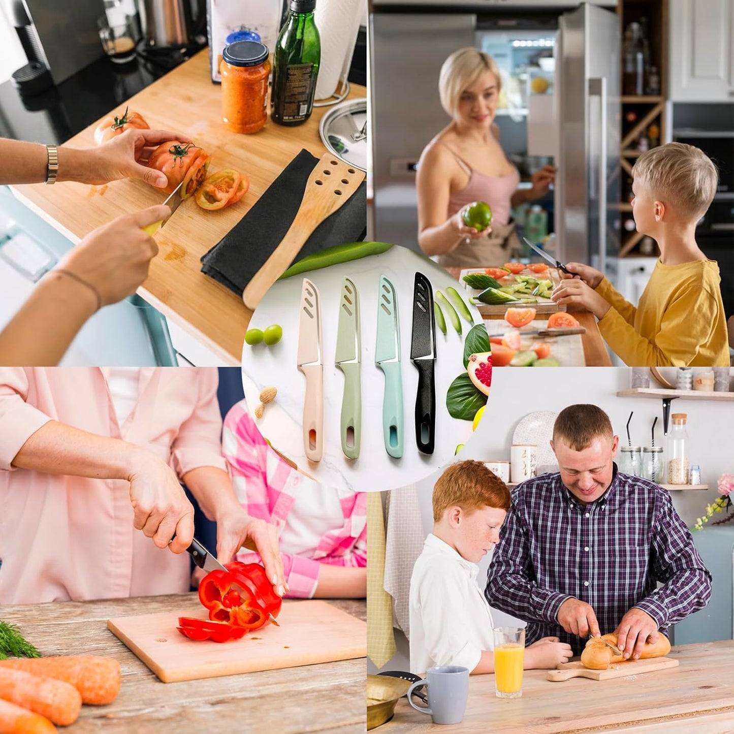 Paring knife 10 Set pieces Paring Knives Ultra Sharp Vegetable and Fruit Knife with Sheath Cover,Rust Proof Stain Resistant German Steel Small Kitchen Knife 10PCS Peeling Knives and 10PCS Knife Sheath