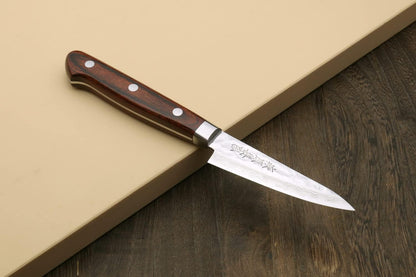 Yoshihiro VG10 16 Layer Hammered Damascus Stainless Steel Nakiri Vegetable Knife 6.5'' (165mm)