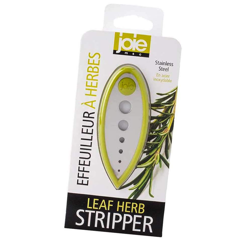 Joie Leaf Herb Stripper, Quickly Removes Leaves from Stems, Six Holes of Varying Sizes, Stainless Steel, Durable Tool, BPA-Free, Time-Saving Kitchen Gadget, Dishwasher Safe