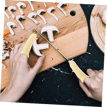 10pcs Cut Resistant Finger Cot Protectors Kitchen Carving Gardening DIY Crafts and More Durable Elastic Design for Enhanced Finger Safety