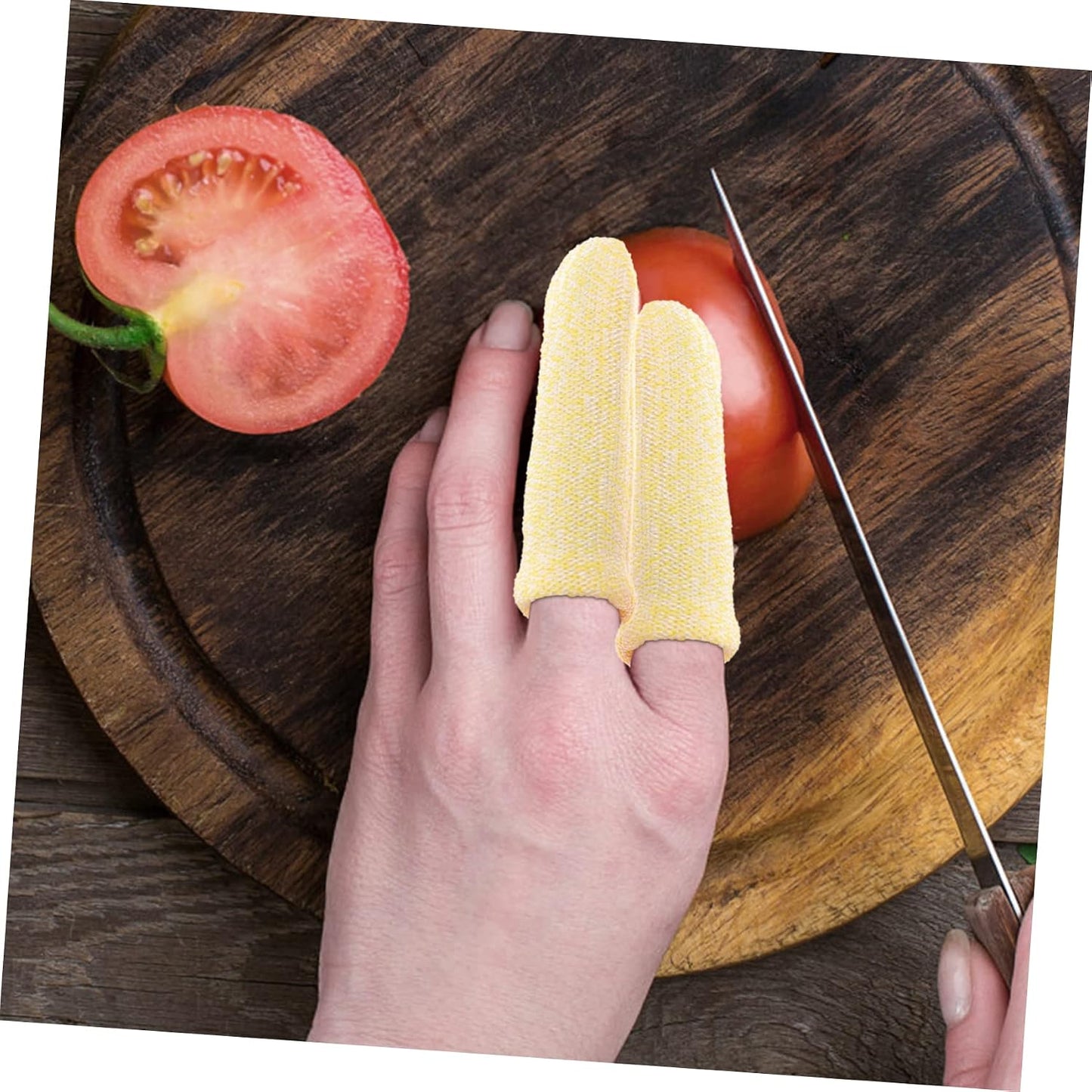 10pcs Cut Resistant Finger Cot Protectors Kitchen Carving Gardening DIY Crafts and More Durable Elastic Design for Enhanced Finger Safety