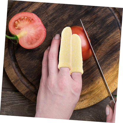 10pcs Cut Resistant Finger Cot Protectors Kitchen Carving Gardening DIY Crafts and More Durable Elastic Design for Enhanced Finger Safety