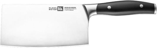 Arcelor Cleaver Knife 7 Inch Meat Cleaver Knife- German Steel Butcher Knife with ABS Ergonomic Handle, Ultra Sharp and 3.7mm Thick Blade, for Home/Restaurant