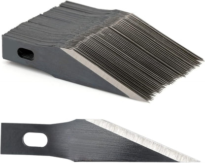 Precision Craft Knife Blades 11# Knife Blades Refill Hobby Art Blades Cutting Tool with Storage Case for Craft, Hobby, Scrapbooking, Stencil (100)
