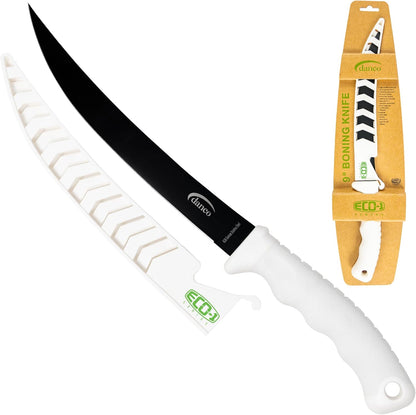 danco ECO-1 Fillet Knives | ECO-1 9-Inch Fillet Knife, German Stainless Steel Blade, Teflon Coating, Non-Slip Grip, Locking Sheath, Fresh/Saltwater Use
