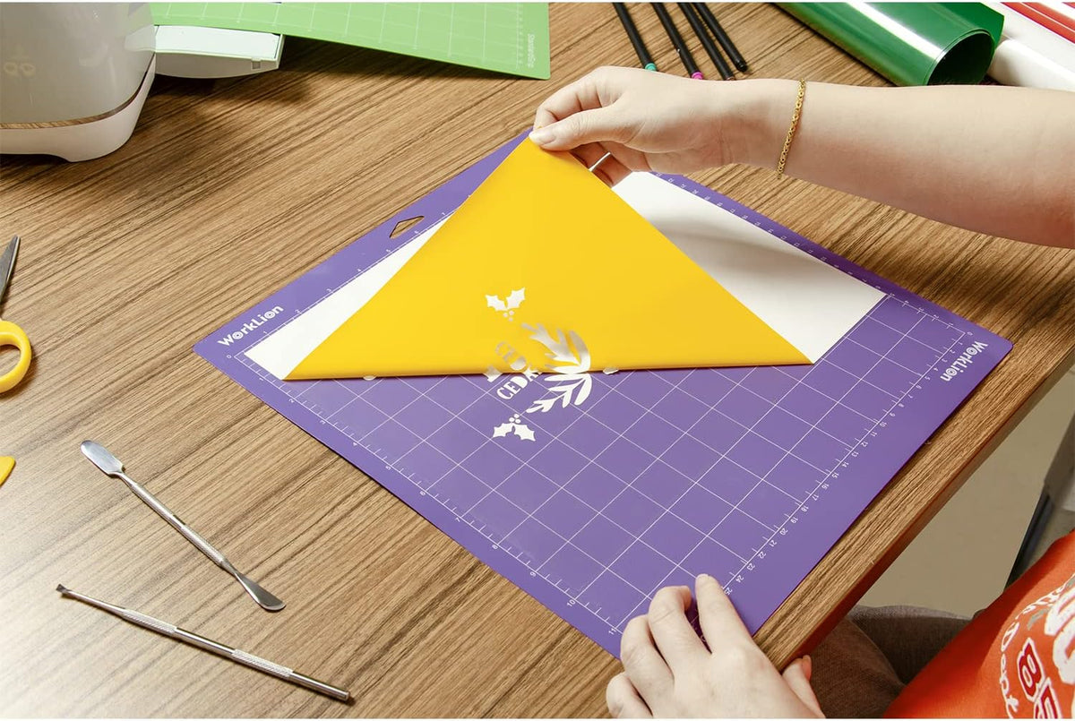 Cutting Mat 12x12 Compatible with Maker/Maker 3/Maker 4/Air 2/Explore 3/4, Variety Sticky（Standard,Light,Strong) Vinyl Mat(6Pack)