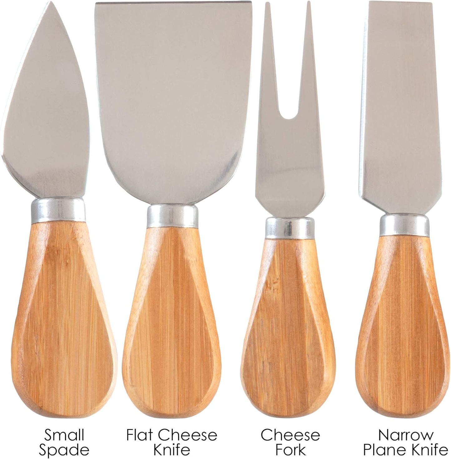 4-Piece Cheese Tool Set, Charcuterie Board Accessories