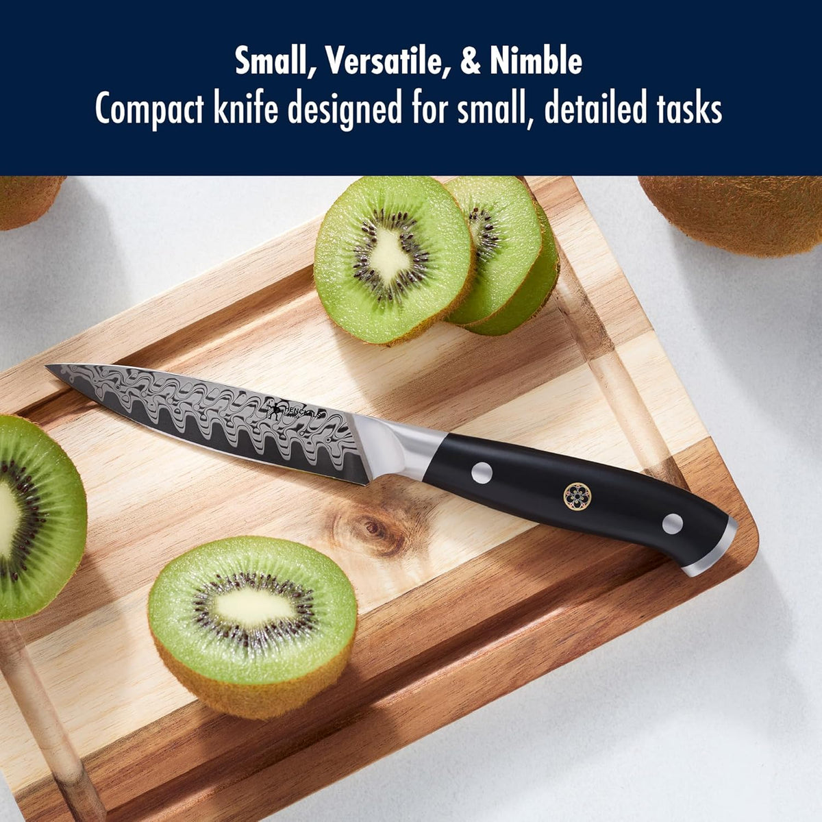 Compass Damascus 4-inch Damascus Paring Knife