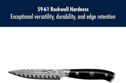 Compass Damascus 4-inch Damascus Paring Knife