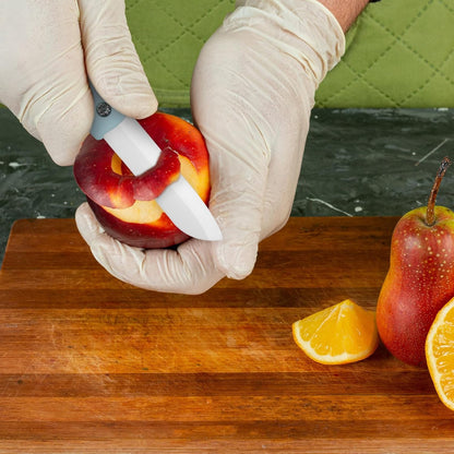 Portable Ceramic Paring Knife Paring Knives Set of 3 Fruit and Vegetable Knife Folding Knife Kitchen Knife For Daily Use Handy Fruit Knife for Picnic Travel Camping Outdoor Activities