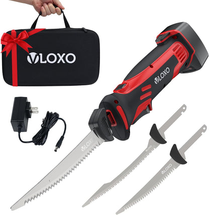 Electric Fillet Knife for fish with 2 Stainless Steel Blades