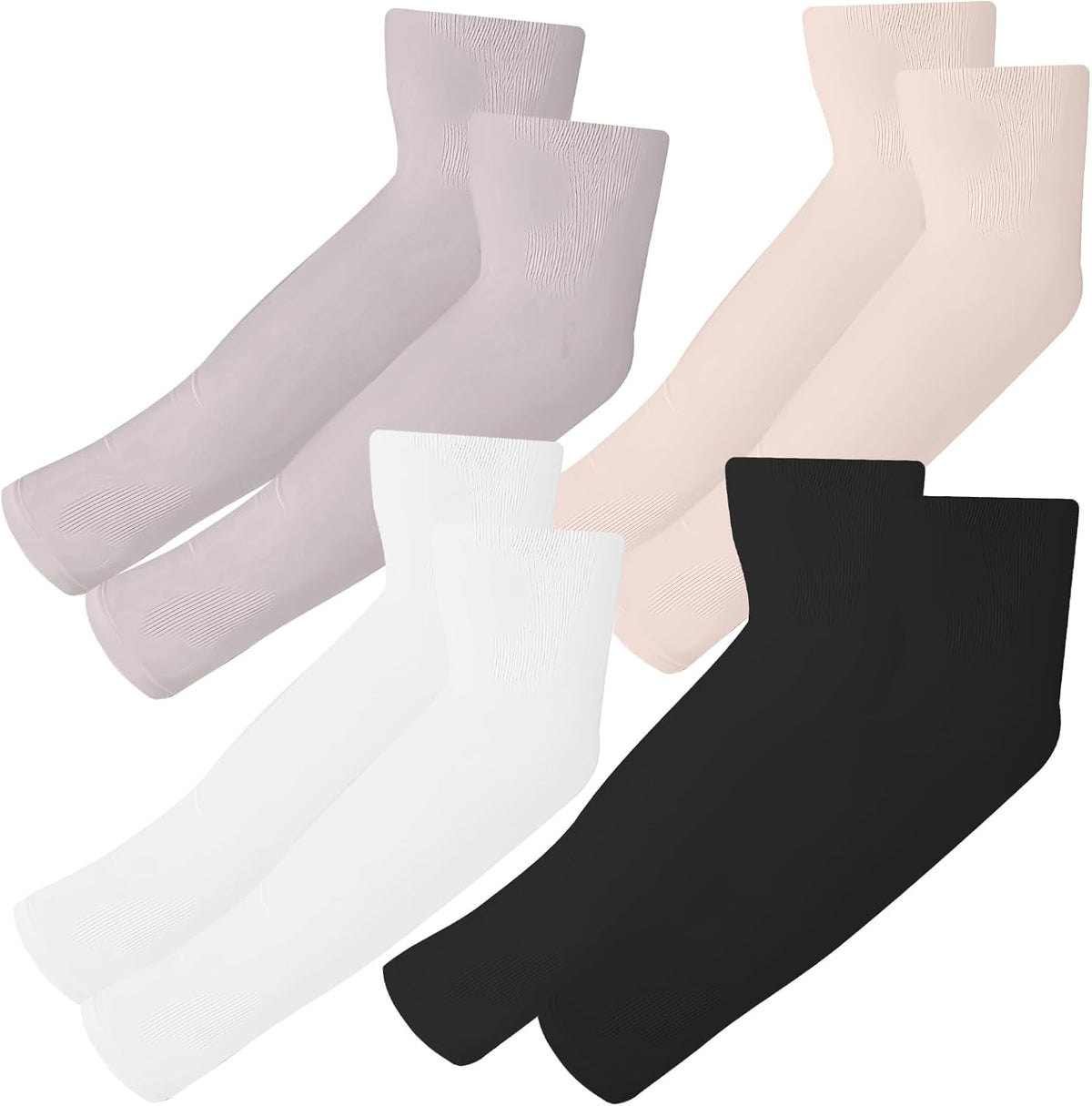 Cooling Arm Sleeves for Men Women,Sun Protection UPF 50+ Breathable Elastic Sport Sleeves with Thumb Hole