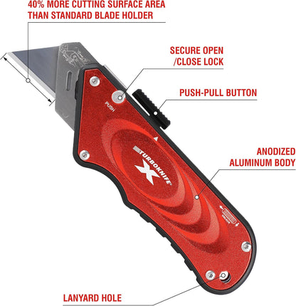 Turboknife X Utility Knife 33-134, Blue