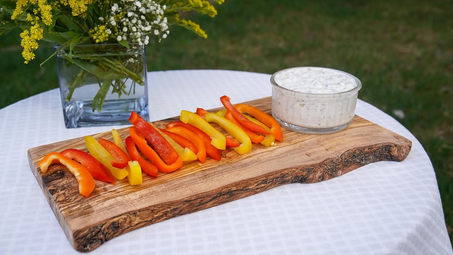 Olive Wood Rustic Serving/Cutting Board