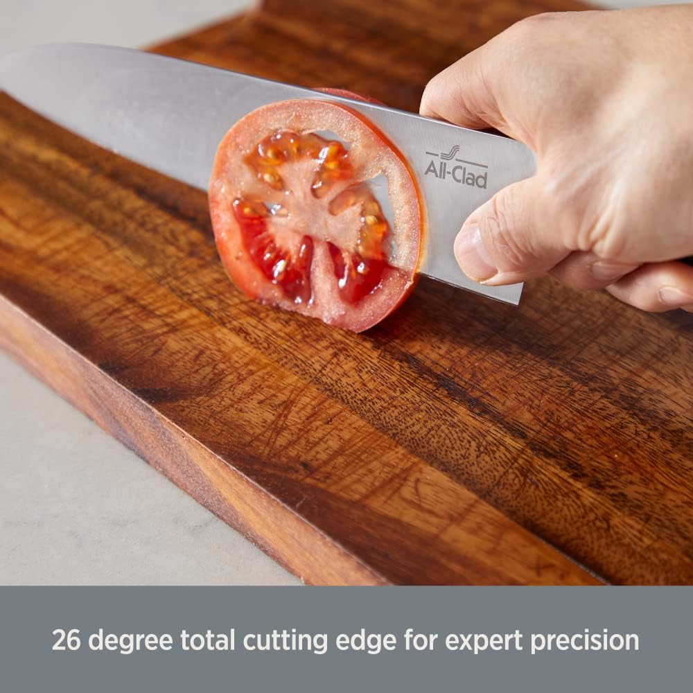 Forged German Stainless Steel Santoku Knife ,7 inch