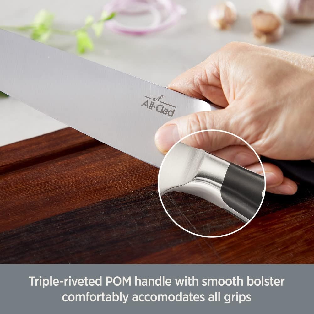 Forged German Stainless Steel Santoku Knife ,7 inch
