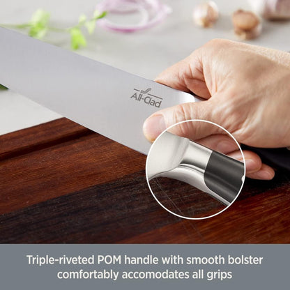 Forged German Stainless Steel Santoku Knife ,7 inch