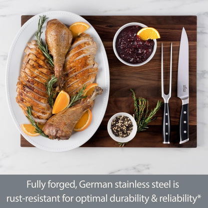 Forged German Stainless Steel Santoku Knife ,7 inch