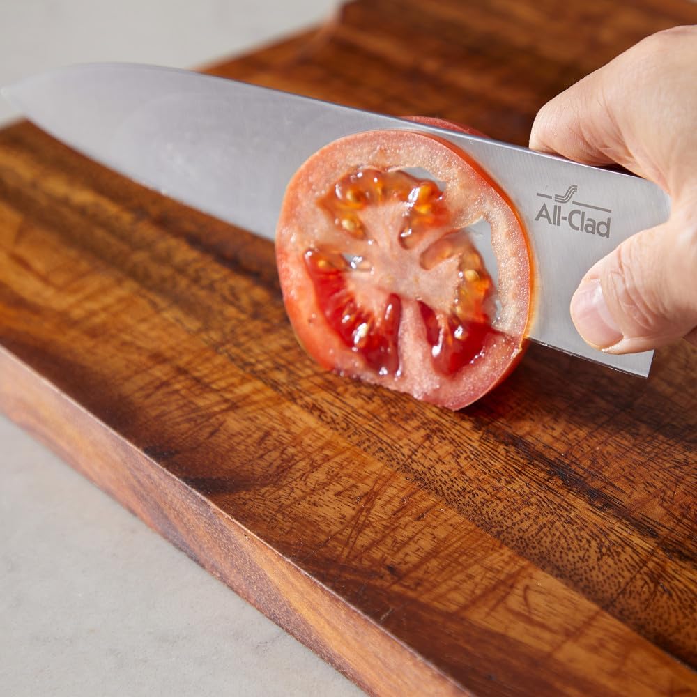 Forged German Stainless Steel Santoku Knife ,7 inch