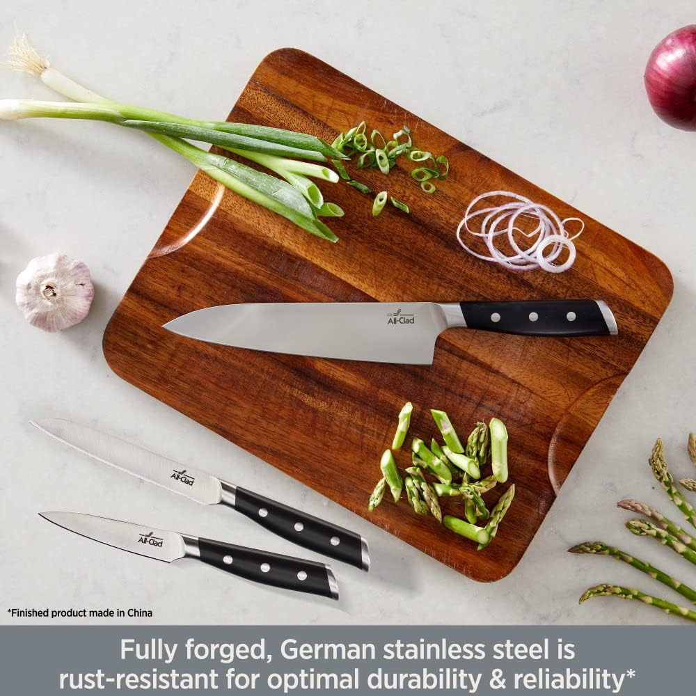 Forged German Stainless Steel Santoku Knife ,7 inch